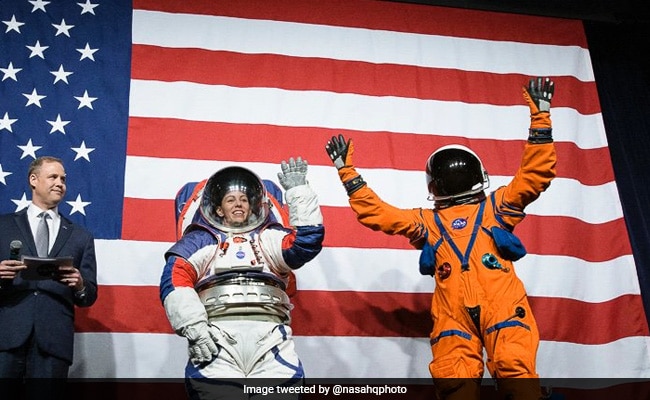 NASA Unveils Spacesuit To Be Worn By First Woman On Moon